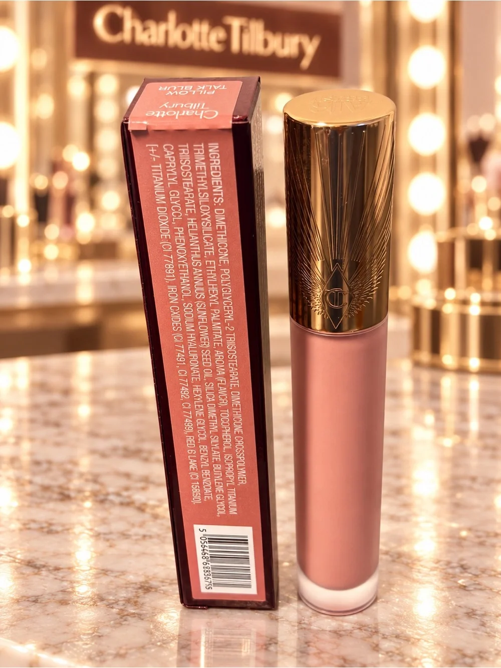 Charlotte Tilbury Air Brush Lip Blur Matte Liquid Lipstick 💄 Color Pillow Talk